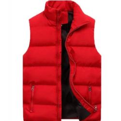 DOUDOUNE sans manche rembourrée, Légère et confortable, Coloris ROUGE .....LIVRAISON OFFERTE