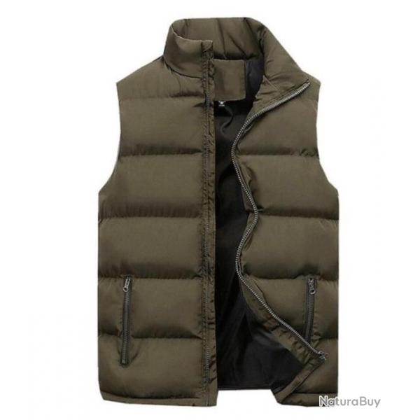DOUDOUNE sans manche rembourre, Lgre et confortable, Coloris VERT .....LIVRAISON OFFERTE