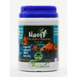 NAOTY - Granulat (100% insectes) pour Poissons Rouges et Eau douce - 80 g