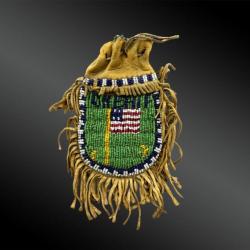 SAC ou POCHETTE - Indiens des Plaines, Amérique du Nord - Première moitié du XXème siècle