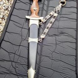 WW2 ORIGINAL NSKK CHAINED DAGGER DAGUE ORIGINALE NNSK A CHAINETTES PAS D'INSIGNE OFFENSANT A LA VUE