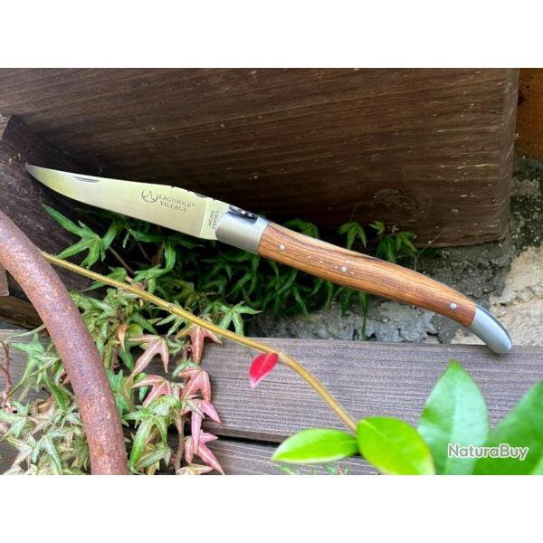 KNIFE, BEAU COUTEAU LAGUIOLE VILLAGE, 12 cm ABEILLE FRANC MASSON / NEUF