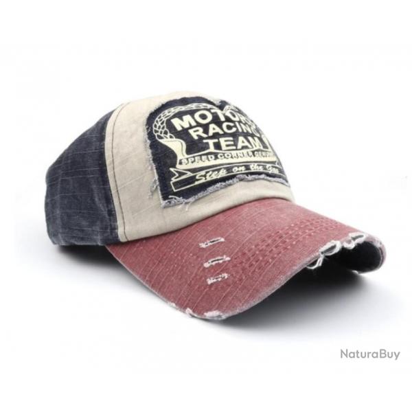 Casquette AMERICAIN......VINTAGE ROUGE ET BLEU...... VOS ENCHERES.......