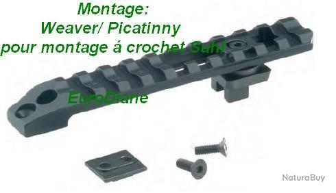 Rail Picatinny/Weaver 8 emplacements pour garde-main UTG Leapers M-Lok