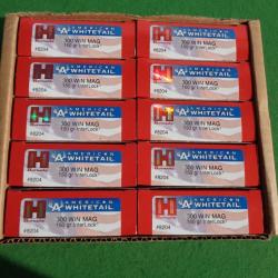 Lot de 3 boites de 300 WM Hornady 150 gr Interlock