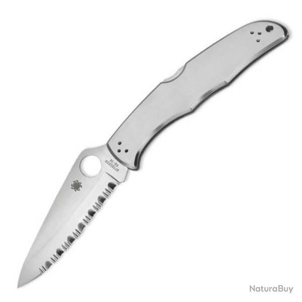 Couteau de poche Spyderco Endura 4 inox crant