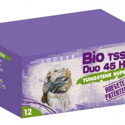 Boîte de 10 cartouches Jocker BIO TSS 45 HP DUO C/12/89/20 - Bourre biodégradable - 8/9 OU 9/10