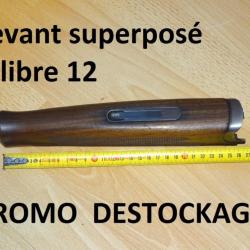 devant complet fusil superposé calibre 12 marque inconnue - VENDU PAR JEPERCUTE (a6559)