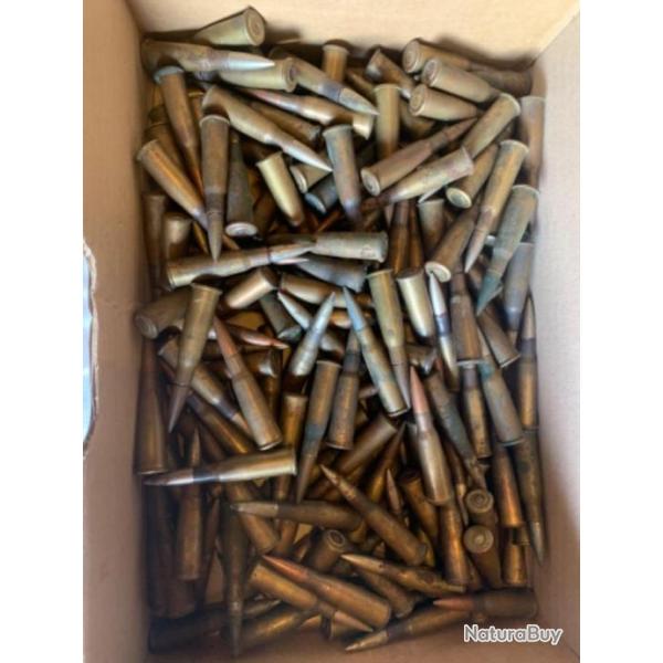 Lot de 170 cartouches 8mm Lebel ww2