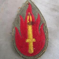 patch 63 blood and fire Inf Div ww2 US insigne deuxième guerre américain GI débarquement Europe