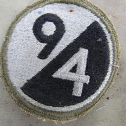 patch 94 Inf Div ww2 US insigne deuxième guerre américain GI débarquement Europe