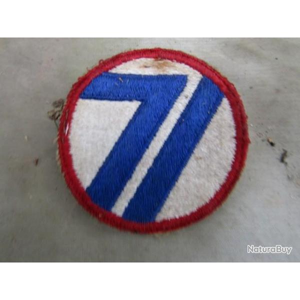 patch 71 the red circle Inf Div ww2 US insigne deuxime guerre amricain GI dbarquement Europe