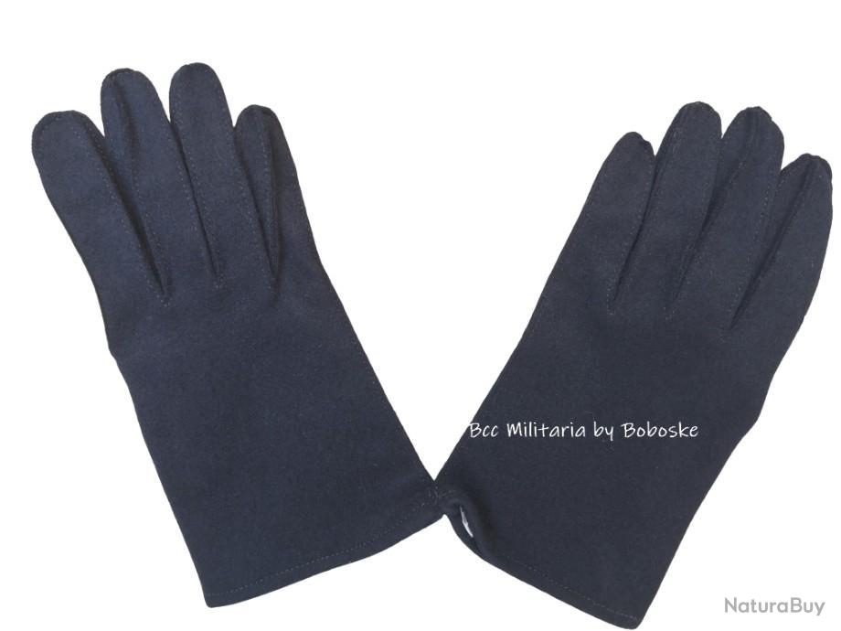 Paire de gants militaire français bleu marine -Taille 7/Taille S