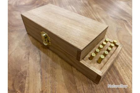 Caisse de rangement plate sans des blocs en bois