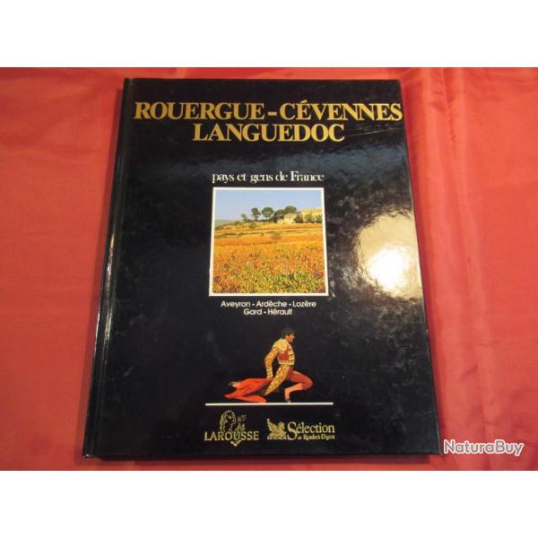 Livre: Rouergue, Cevenes,  Langudoc          Trs intressant livre (vendu  petit prix.)