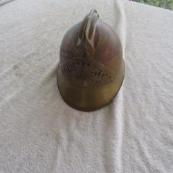 CASQUE DE POMPIER MODELE 1885 VILLE DE CONDAT