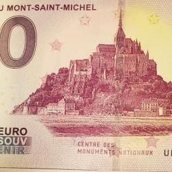 EURO SOUVENIR 2019-ABBAYE DU MONT SAINT MICHEL-CENTRE DES MONUMENTS NATIONAUX UEBF065220