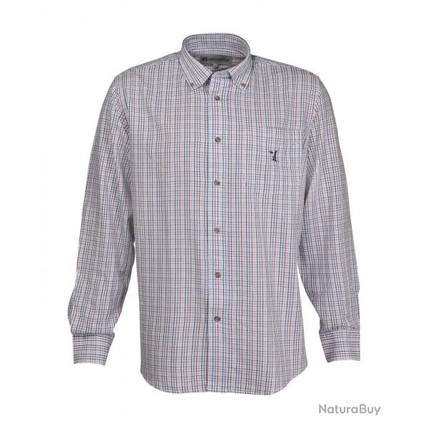 Chemise chasse Percussion carreaux Rouge - 45C