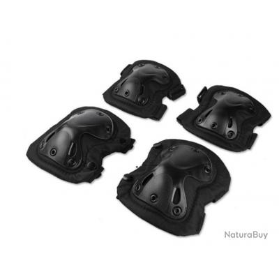 Annonce billes paintball : Genouillère et Coudière Tactique NOIR ultra résistante AIRSOFT PAINTBALL LIVRAISON OFFERTE