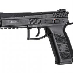 Rep pistolet CZ p-09 GBB gaz culasse mobile ABS - asg-Noir