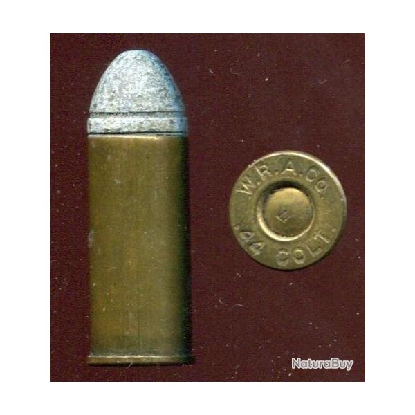 .44 COLT Old Model 1871 - WRACo 44 COLT - tui laiton de 28.3 mm - TRES ANCIENNE ET RARE CARTOUCHE