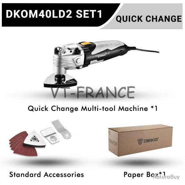 Outil Oscillant Multifonction Pro 400W, Modele: SET1