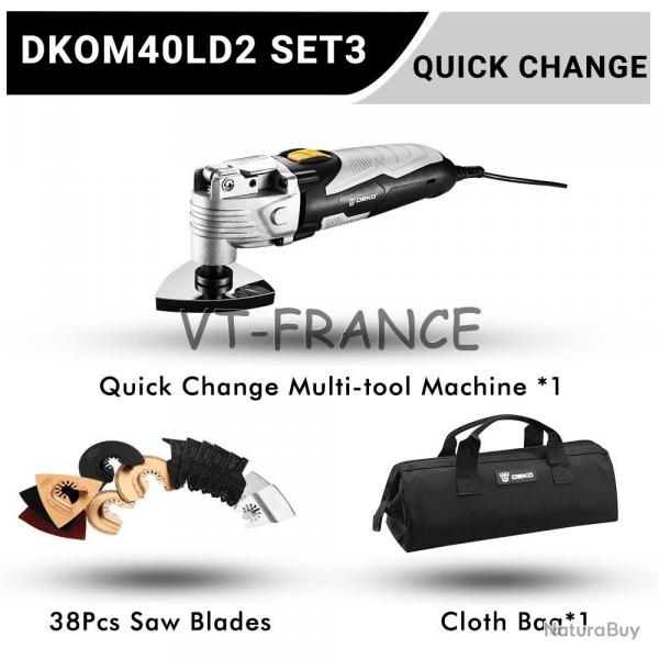 Outil Oscillant Multifonction Pro 400W, Modele: SET3