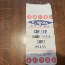 sac de plombs VIDE Murdock Hard Lead Shot - n°7 1/2 - 25 LBS. - Murph Metals, Inc Dallas, Texas