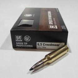 boite 20 cartouches RWS calibre 6,5 Creedmoor Speed tip pro 140 grains