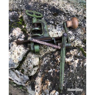 Sertisseur De Cartouches Cal.16 Ancien - Outil De Chasse Métal, Fabrication Française