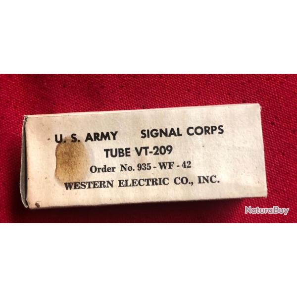 1 Tubes , lampe radio us signal corps ww2 date 1942 western electric company vt-209