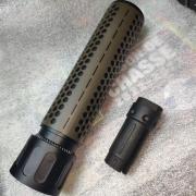 Suppresseur (silencieux) A.E.I. 140 x 40mm - Atelier Airsoft