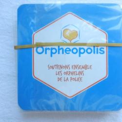 jeu de cartes publicitaire Orphéopolis - orphelins de la Police