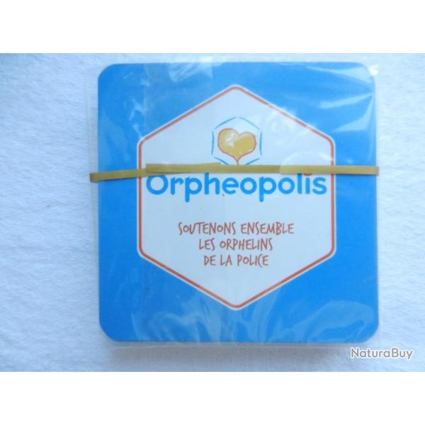 jeu de cartes publicitaire Orphopolis - orphelins de la Police