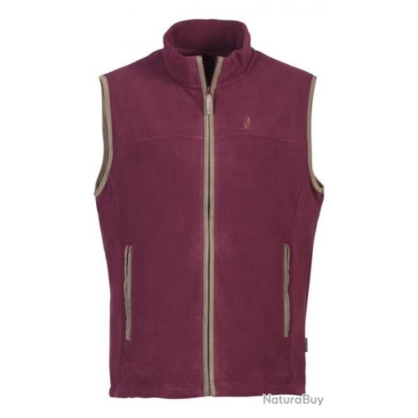 Gilet polaire Percussion Scotland Bordeaux