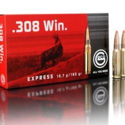 Munitions GECO Cal. 308 Win. Express 10,7 gr 165G PAR 60