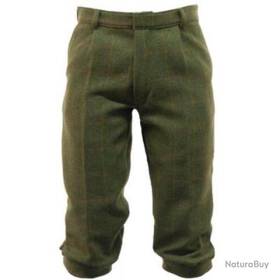 Pantalon Court De Chasse FORLO Espagne - Taille 44, Velours Vert Kaki, Vintage Pour Homme