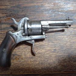 Revolver à broche 7 mm de type Lefaucheux (2) - Manufacture Impériale de Liège ELG - BE