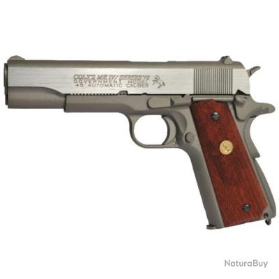 Pistolet Colt 1911 MATCH NBB CO2 culasse plastique 0.9J+bille+capsule+lunette+mallette+porte  cible - Pistolets (10611381)