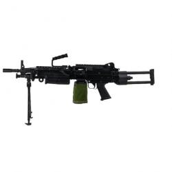 Réplique longue FN Herstal M249 Inok AEG en mallette - Noir / 6 mm / 1.4 J