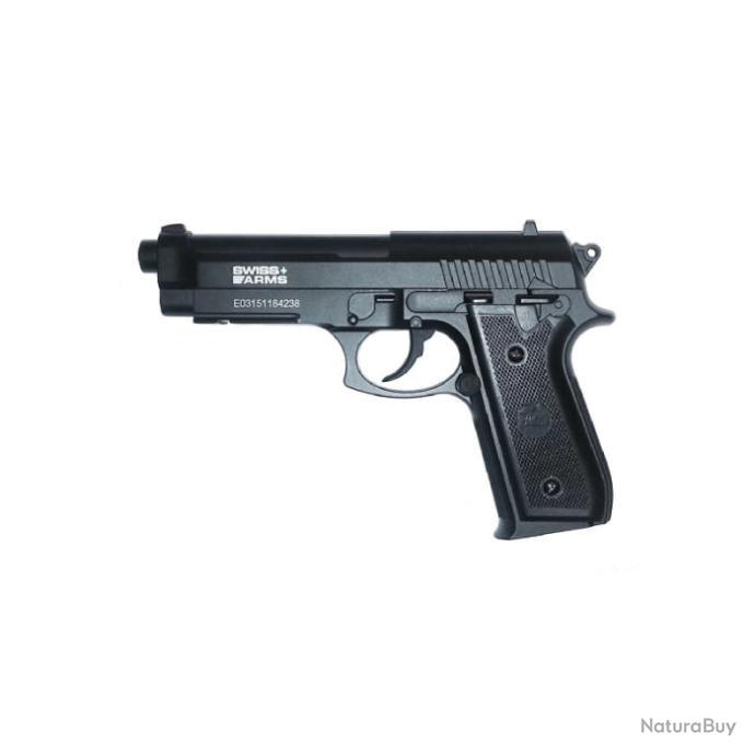 Pistolet à plomb Swiss Arms SA 92 CO2 /C6 - Noir - Pistolets CO2 (9637558)