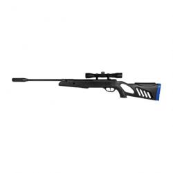 Carabine à plomb Swiss Arms  TAC 1 Nitrogen + lunette 4x32 - Noir / Bleu