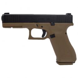 Réplique de poing GLOCK 17 Gen5 Gaz Blowback /C12 - Coyote / Noir