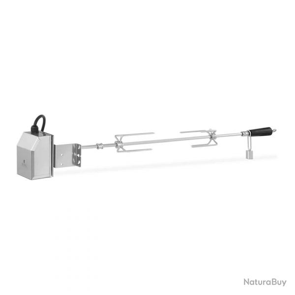 Broche lectrique tourne-broche tournebroche (longueur utile 83 cm, longueur totale 100 cm, 2 tr/mi