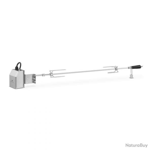 Broche tournebroche lectrique rtissoires pour barbecue 140 cm, longueur de travail: 105 cm, 2 tr/