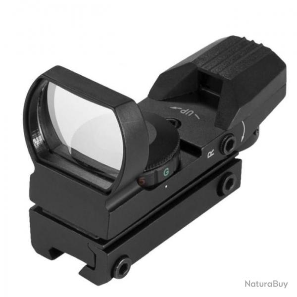 Lunette de vise rouge 20mm pour fusil  queue d'aronde rflexe optique de vue