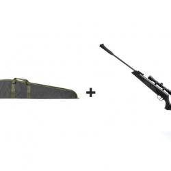 Carabine à air comprimé 5.5 mm Artemis SR1000S + lunette 4 x 32 + Étui de protection 19,9 joules