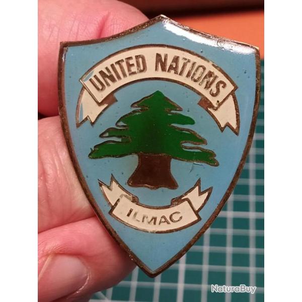 INSIGNE UNIFIL ILMAC, PARACHUTISTES, Nations unies au Liban, fabrication locale