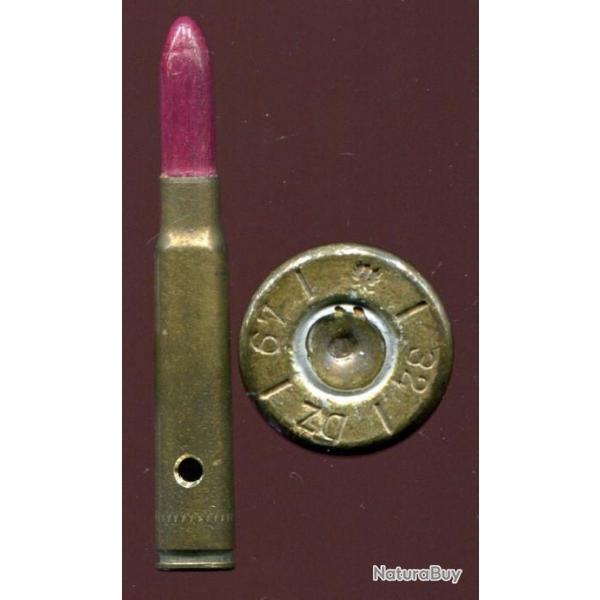 7.92 x 57 Mauser - Pologne - balle bois violet  blanc - marquage = Aigle/anne/DZ/67/