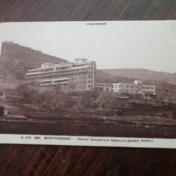 CP  Dpt 63  MONTFERRAND  HOPITAL SANATORIUM